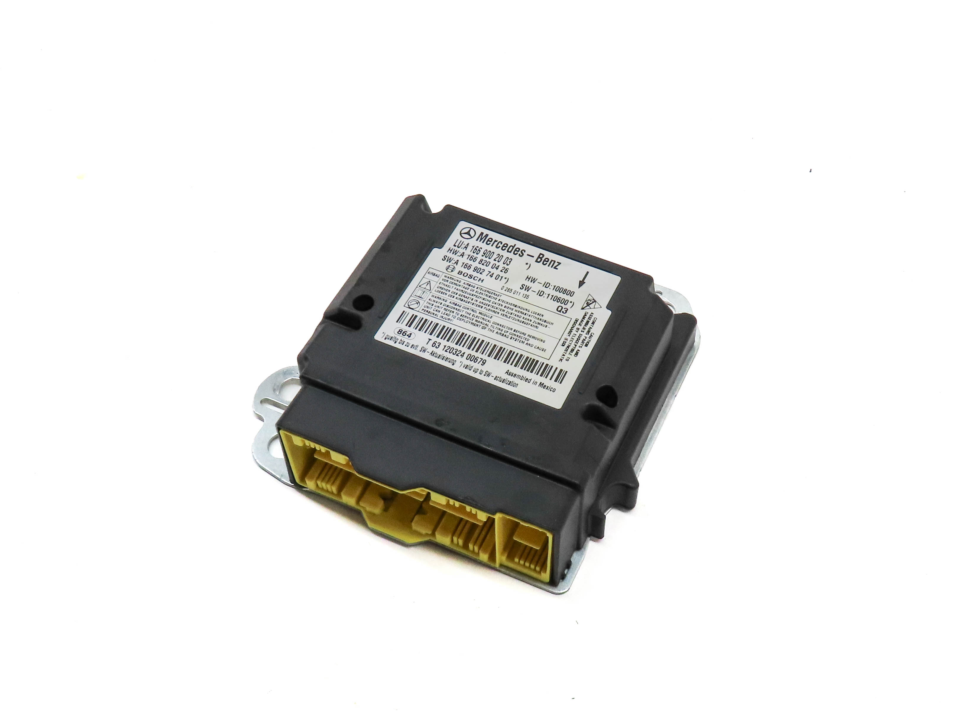 12-15 MERCEDES G550 G63 GL350 GL450 GL550 ML350 ML550 (X166 W166) SRS BAG MODULE — exact item pictured